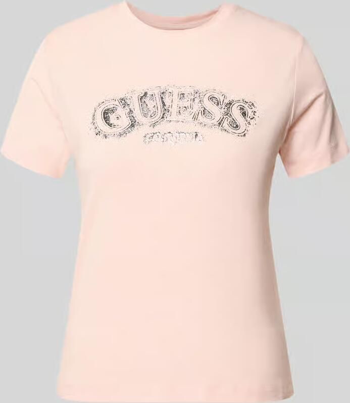 GUESS Activewear T-shirt van mix van viscose en elastaan met logo - Foto 2