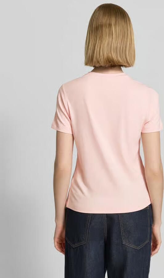 GUESS Activewear T-shirt van mix van viscose en elastaan met logo - Foto 3