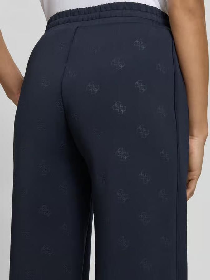 GUESS Activewear Wide fit sweatpants met all-over logoprint model 'Calista'