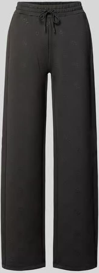 GUESS Activewear Wide fit sweatpants met all-over logoprint model 'Calista' - Foto 2