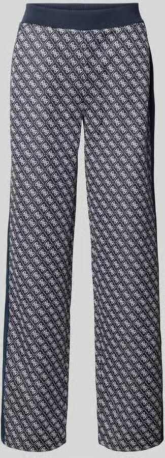 GUESS Activewear Wide leg sweatpants in all-over look model 'MAYA' - Foto 2