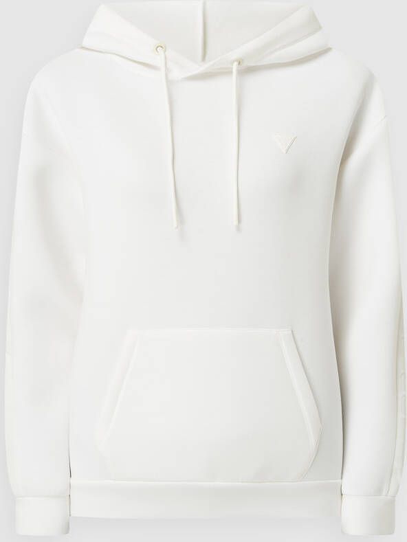Guess Neopreen Hoodie Wit White Dames