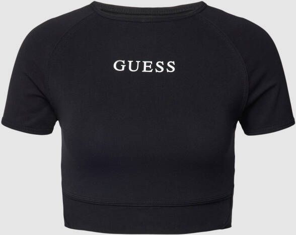 Guess Activewear Kort T-shirt met labelprint model 'ALINE'