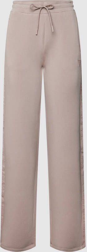 Guess Activewear Straight fit sweatpants met labeldetails model 'BRENDA'