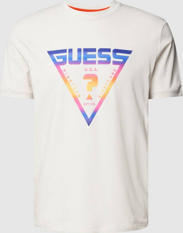 Guess Activewear T-shirt met labelprint