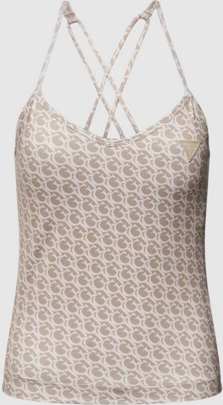 Guess Activewear Top met logomotief
