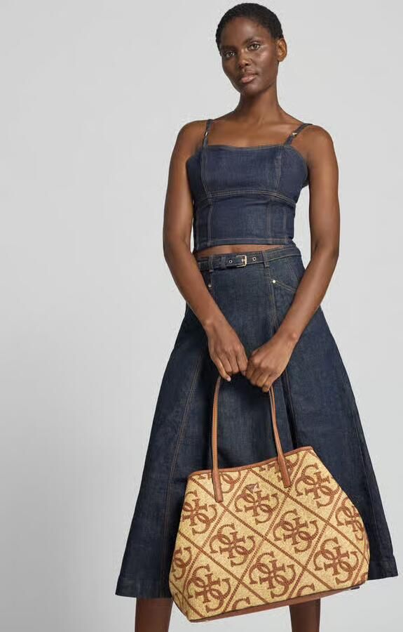 Guess 2-in-1-shopper met logomotief model 'KIRSTEN LARGE' - Foto 3
