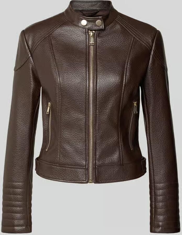 Guess bikerjack in leerlook model 'MARLENE CARIBOU'