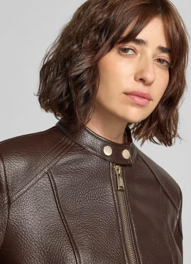 Guess bikerjack in leerlook model 'MARLENE CARIBOU' - Foto 2