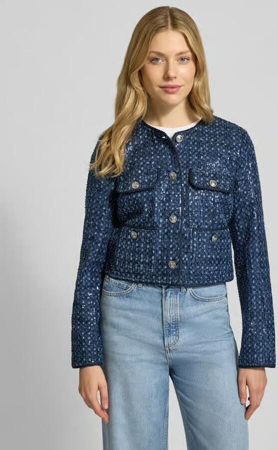 Guess Blazer met ronde hals model 'ELISA' - Foto 2