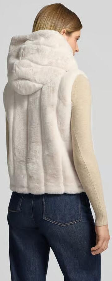 Guess Bodywarmer van imitatiebont met capuchon model 'SOPHY' - Foto 3