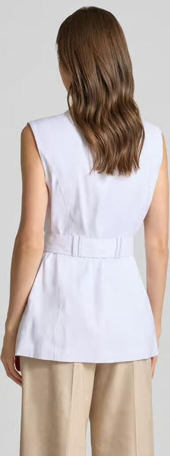 Guess Bodywarmer van linnenmix met strikceintuur model 'CARLA' - Foto 3
