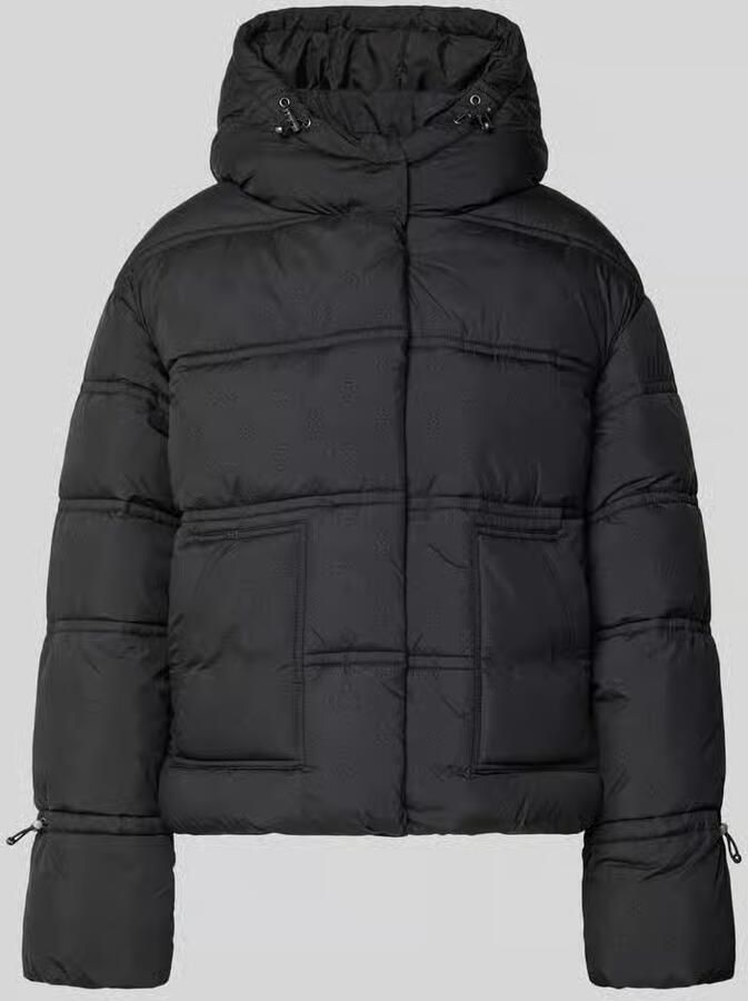 Guess Cropped fit gewatteerd jack met opgestikte zakken model 'Daisy' - Foto 2