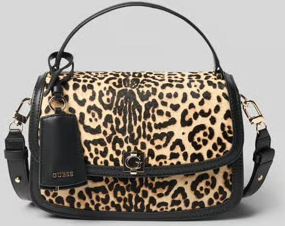 Guess Crossbody tas van echt rundleer model 'Audrey' - Foto 2