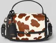 Guess Crossbody tas van echt rundleer model 'Audrey'
