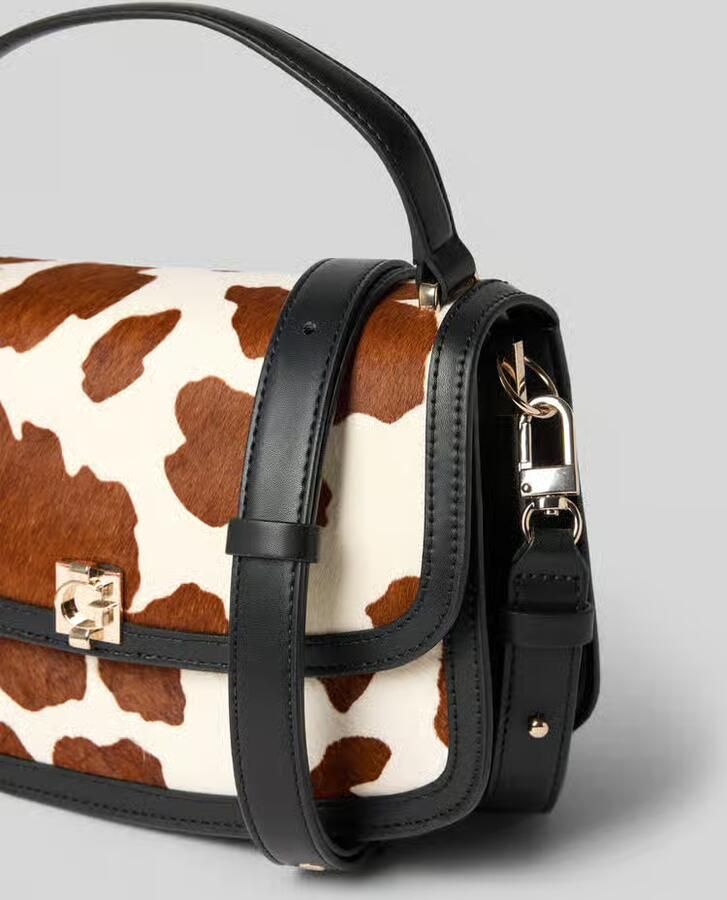 Guess Crossbody tas van echt rundleer model 'Audrey'