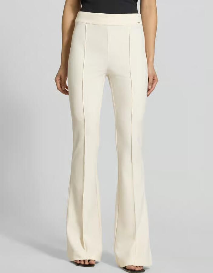 Guess Flared broek met lengtenaden model 'NEW FLARED EVELINA' - Foto 2