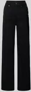 Guess High waist palazzo jeans met knopen aan de zijkant