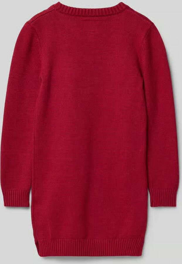 Guess Gebreide muts van viscosemix met labelstitching