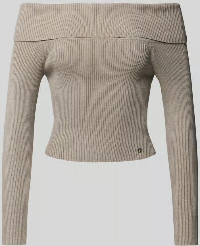 Guess Gebreide pullover in off shoulder-design model 'NINA' - Foto 2