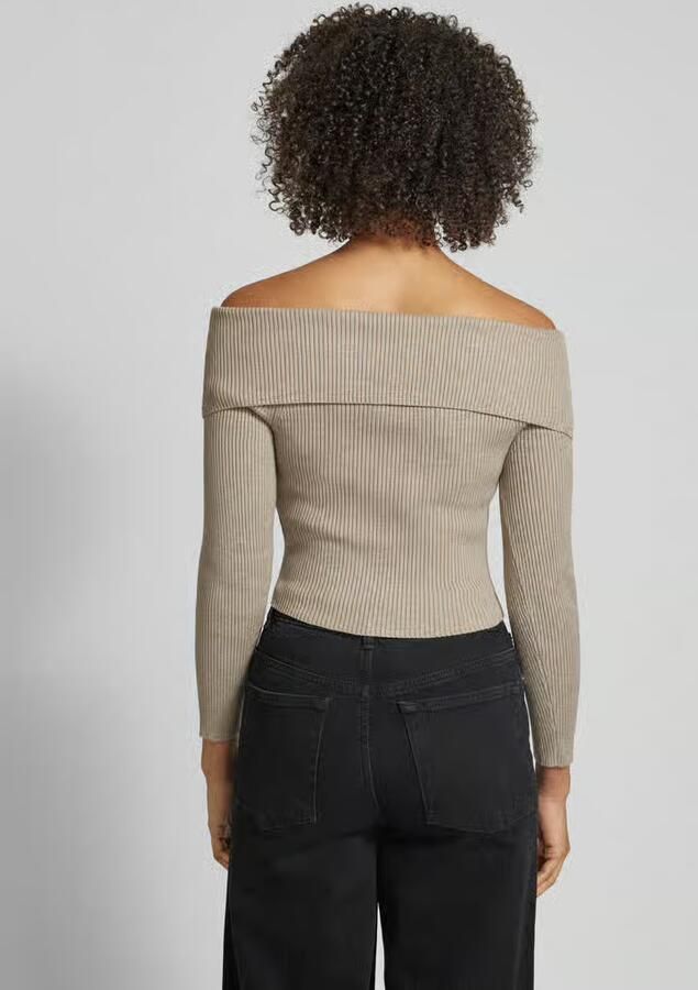 Guess Gebreide pullover in off shoulder-design model 'NINA' - Foto 3