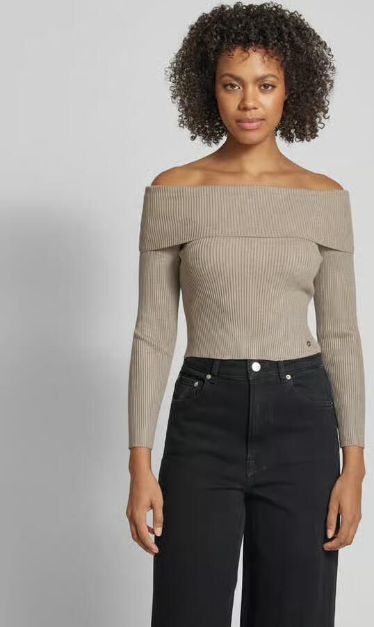 Guess Gebreide pullover in off shoulder-design model 'NINA' - Foto 4