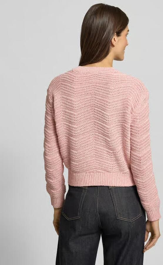 Guess Gebreide pullover met geribde boorden - Foto 2