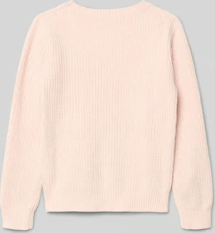 Guess Gebreide pullover met labeldetail