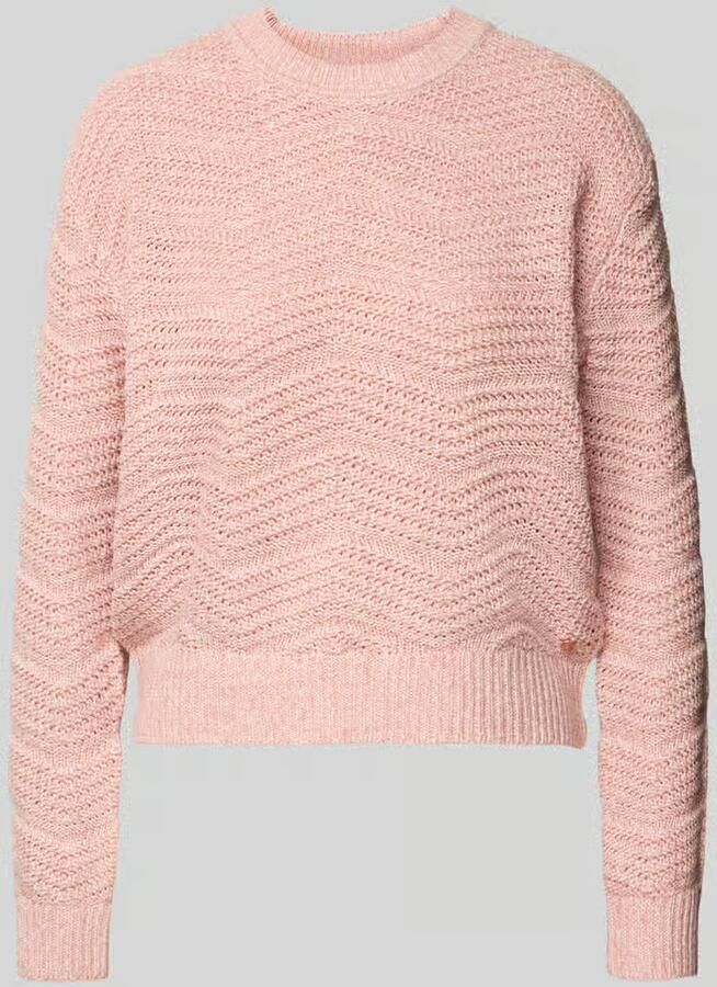 Guess Gebreide pullover met ribboorden