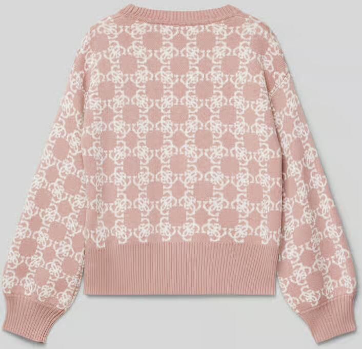 Guess Gebreide pullover met ribboorden