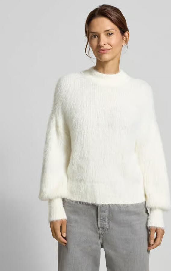 Guess Gebreide pullover met extra brede schouders model 'KEYLA' - Foto 7