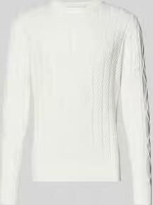Guess Gebreide pullover van mix van katoen en modal