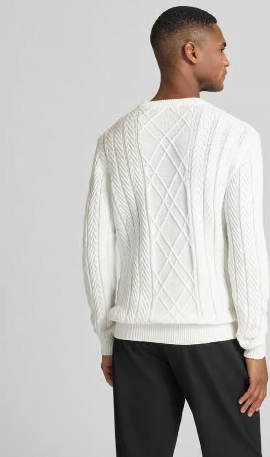 Guess Gebreide pullover van mix van katoen en modal - Foto 3