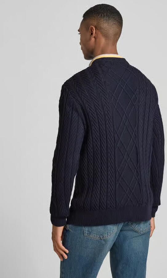 Guess Gebreide pullover van mix van katoen en modal - Foto 3