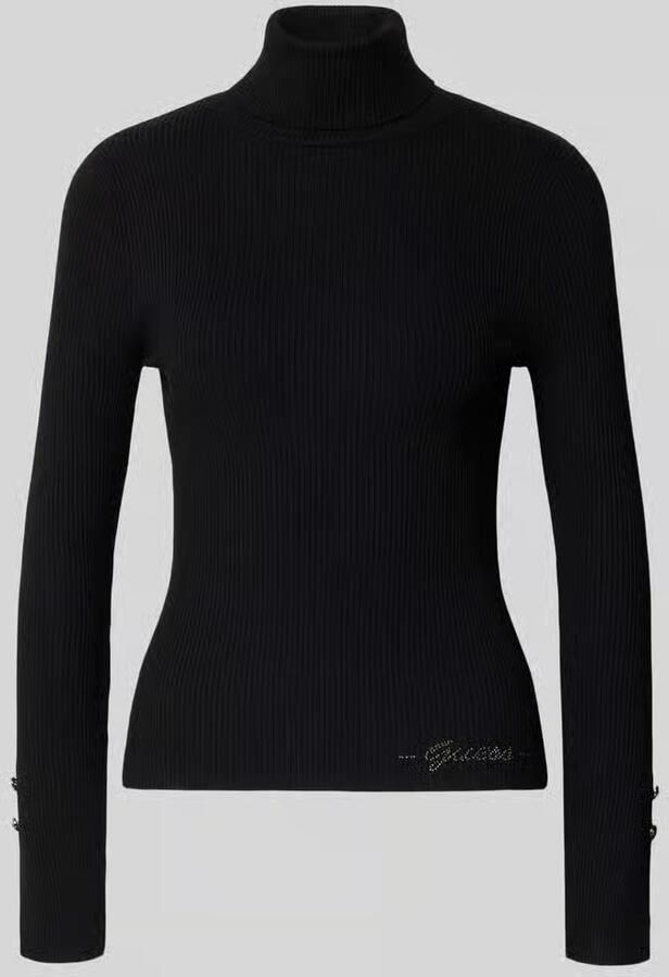 Guess Gebreide pullover van viscosemix met col