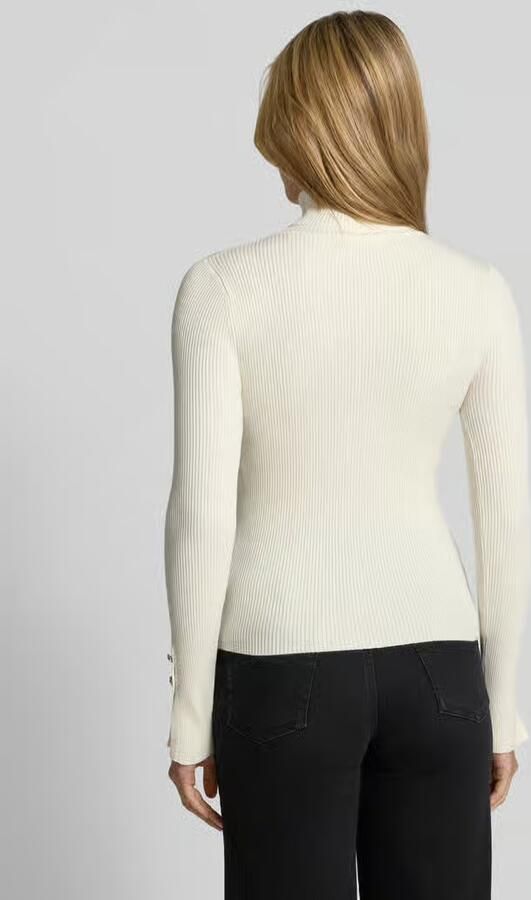 Guess Gebreide pullover van viscosemix met col - Foto 3