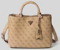 Guess Handtas in handtassenlook met all-over labelprint model 'MERIDIAN II' - Foto 5