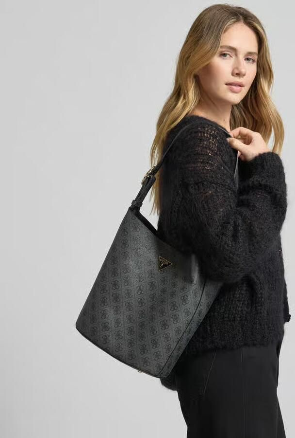 Guess Handtas in handtassenlook met logomotief Model 'MERIDIAN II' - Foto 2