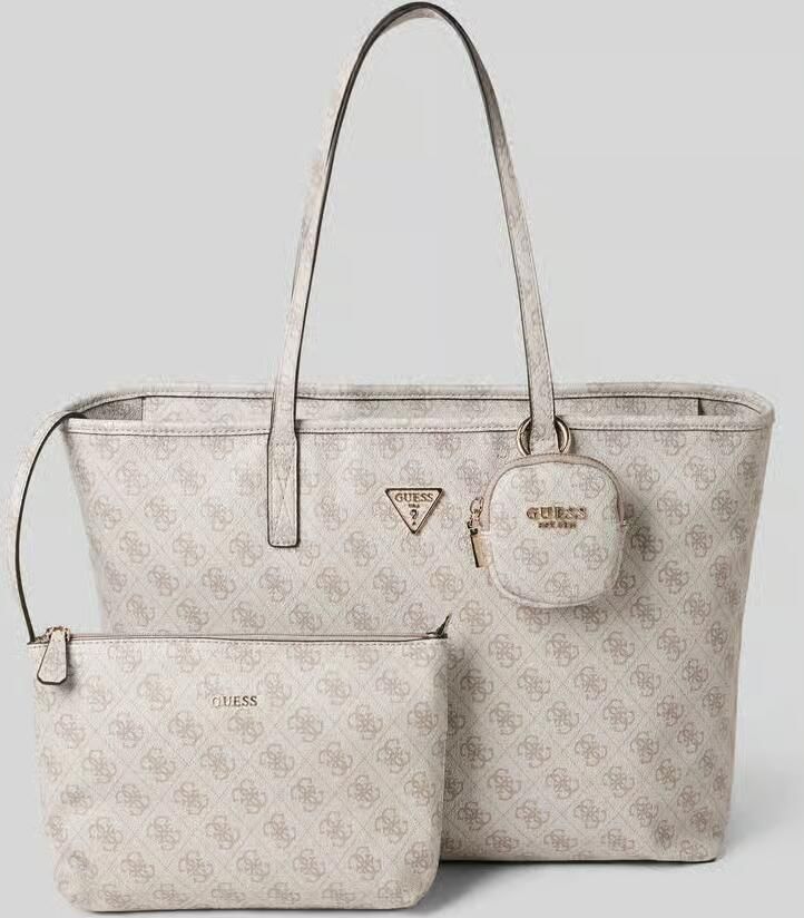 Guess Handtas met all-over logoprint model 'Power Play'