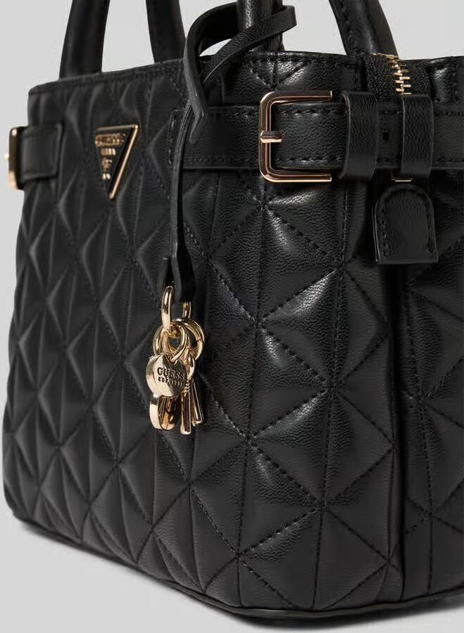 Guess Handtas met doorgestikte naden model 'PAISLEIGH SMALL SATCHEL' - Foto 2