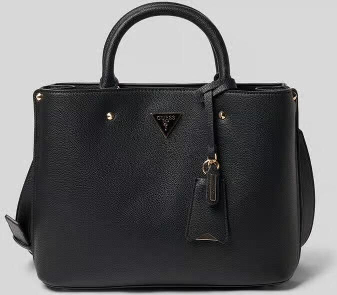 Guess Handtas met labelapplicatie model 'MERIDIAN II GIRLFRIEND'