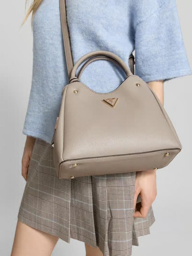 Guess Handtas met labelapplicatie model 'ECO MERIDIAN II' - Foto 2