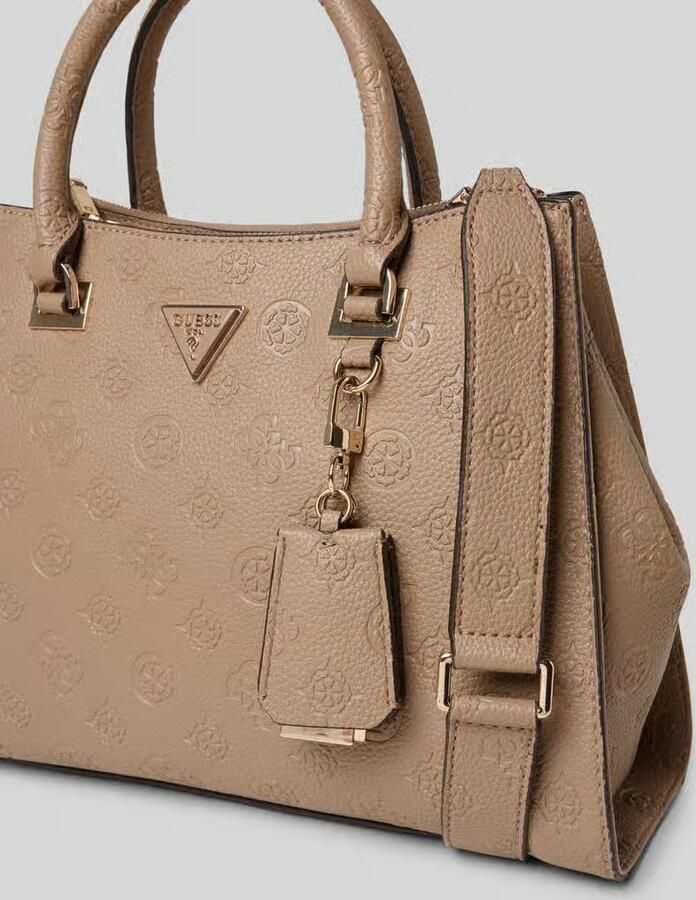 Guess Handtas met logomotief model 'CRESIDIA II SOCIETY SATCH' - Foto 2