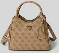 Guess Handtas met logomotief model 'ECO MERIDIAN II'