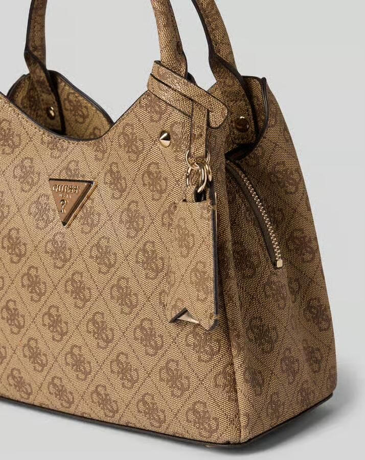 Guess Handtas met logomotief model 'ECO MERIDIAN II'
