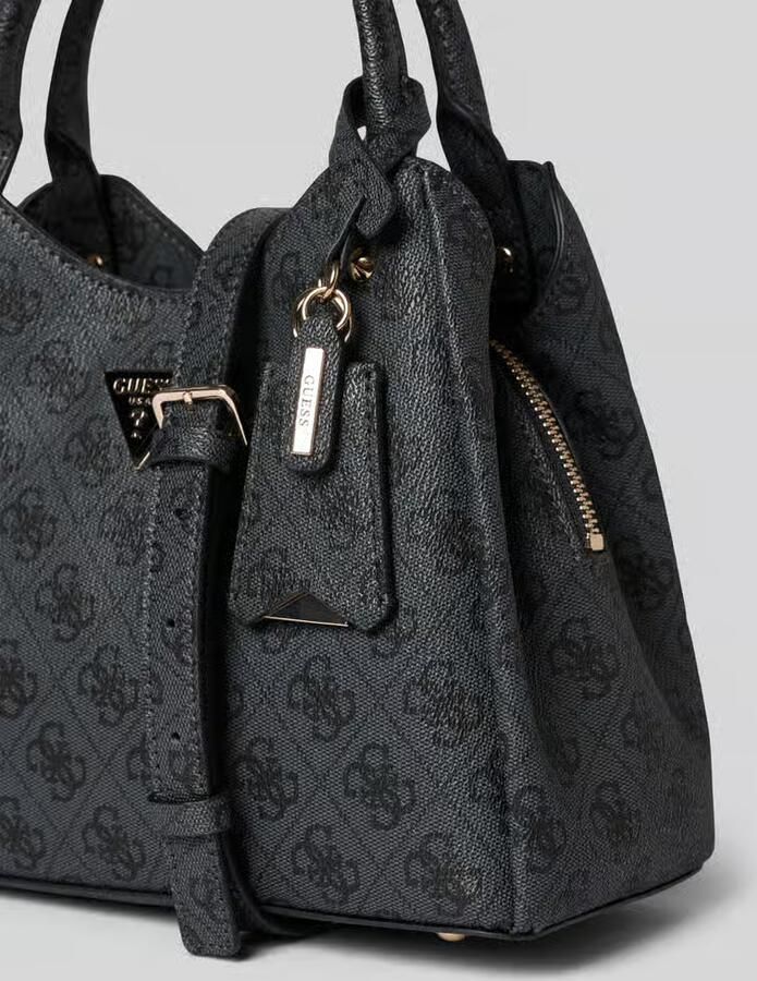 Guess Handtas met logomotief model 'ECO MERIDIAN II'