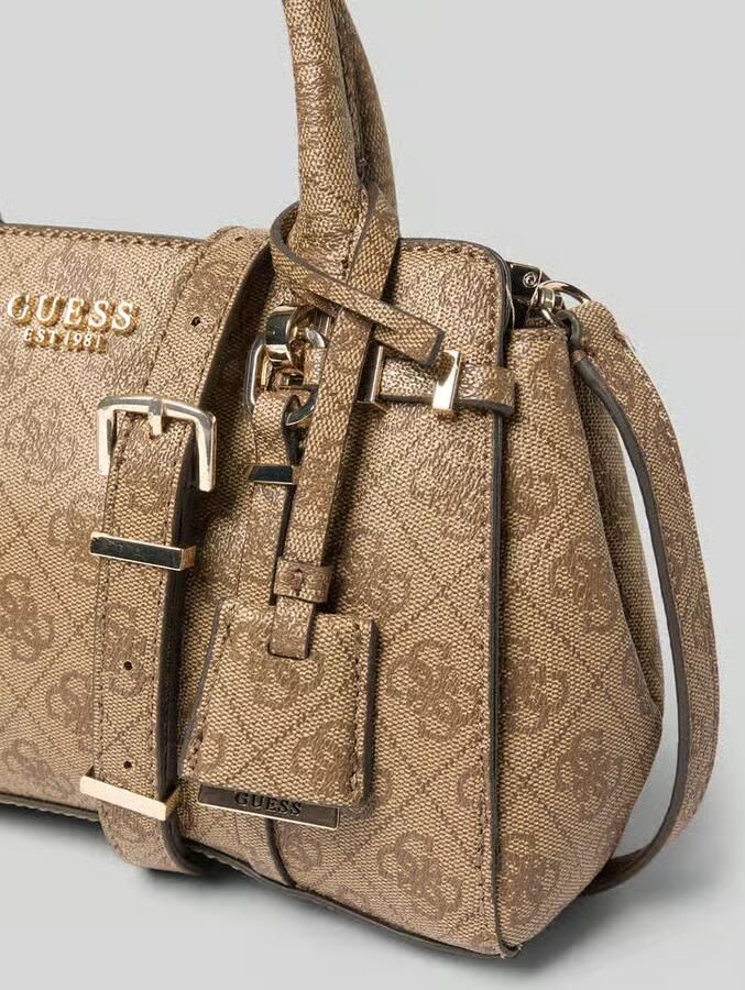 Guess Handtas met logopatroon model 'LEONA'