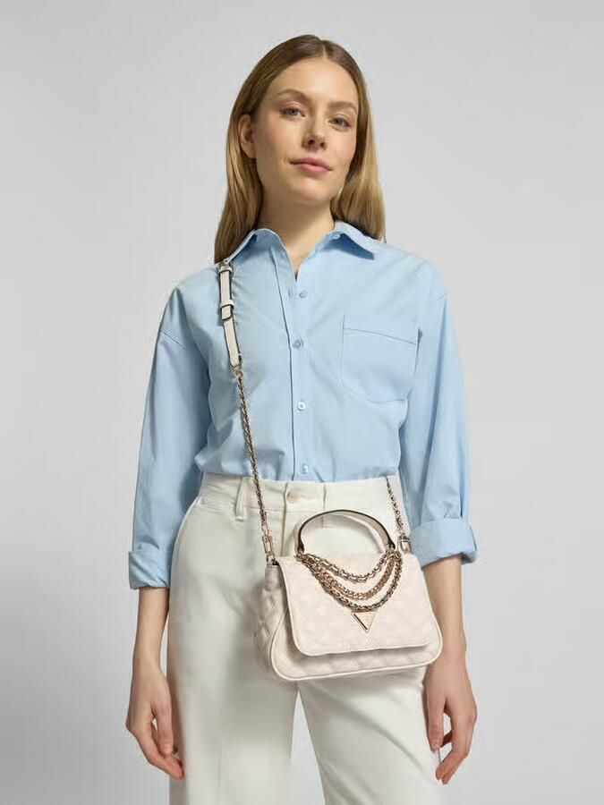 Guess Schoudertas met logodetail model 'Giully' - Foto 2