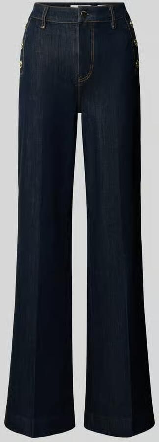 Guess High waist palazzo jeans met knopen aan de zijkant