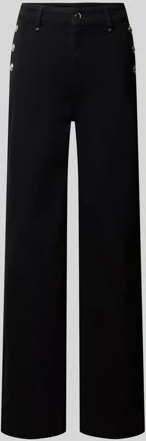 Guess High waist palazzo jeans met knopen aan de zijkant